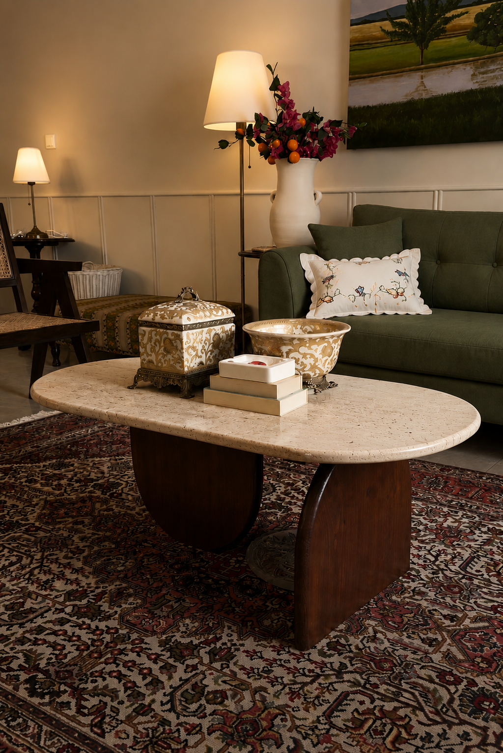 OVAL TRAVO TABLE